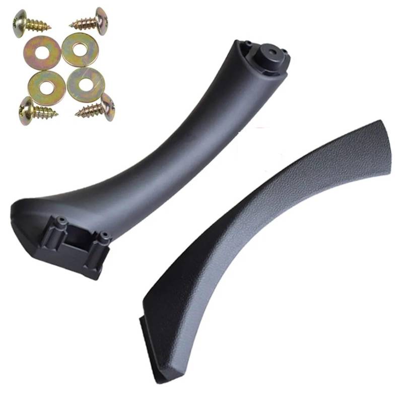 ZDPVK Innentürgriff Links Rechts Auto Innengriff Innentür Armlehne Panel Pull Trim Abdeckung for BMW 3 Serie E90 E91 316 318 320 325 328 51417230849(Black-Set-Right) von ZDPVK