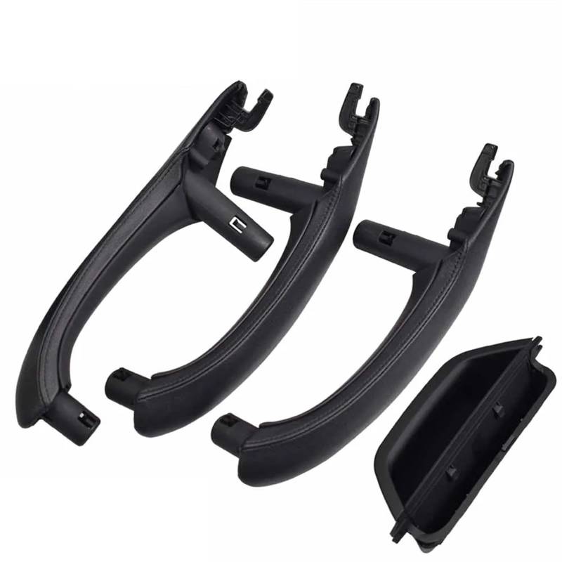 ZDPVK Innentürgriff Passend for BMW Auto Links rechts Innentürgriff Innentürverkleidung Griff Pull Trim Cover Passend for BMW X3 X4 F25 F26 2010–2016 51417248502(LHD Black 4pcs) von ZDPVK