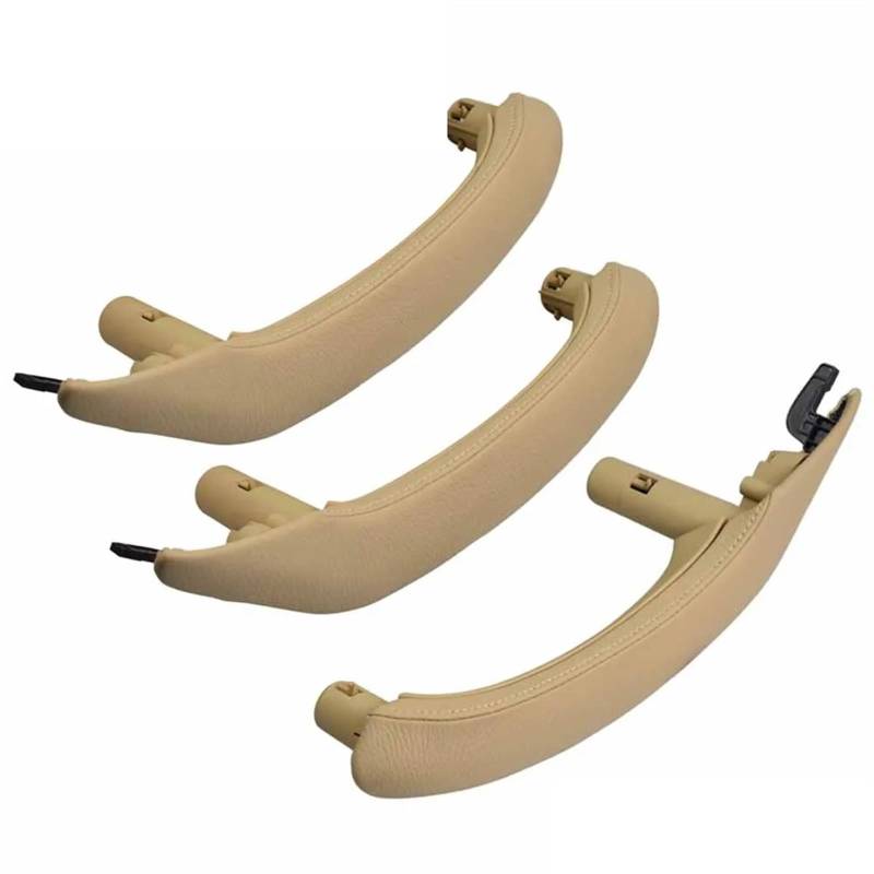 ZDPVK Innentürgriff Passend for BMW Auto Links rechts Innentürgriff Innentürverkleidung Griff Pull Trim Cover Passend for BMW X3 X4 F25 F26 2010–2016 51417248502(RHD Beige 3pcs) von ZDPVK