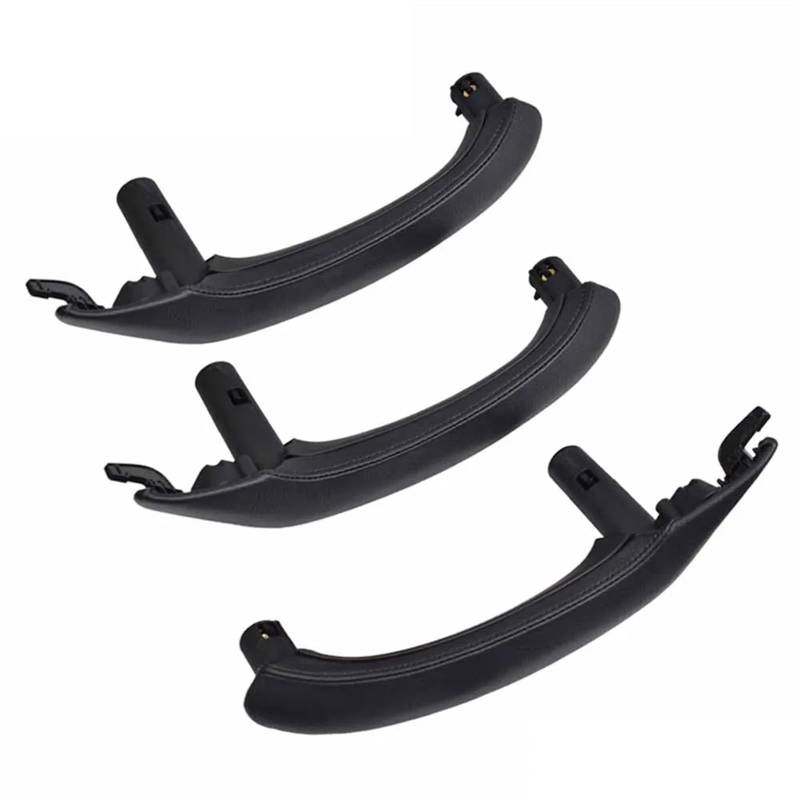 ZDPVK Innentürgriff Passend for BMW Auto Links rechts Innentürgriff Innentürverkleidung Griff Pull Trim Cover Passend for BMW X3 X4 F25 F26 2010–2016 51417248502(RHD Black 3pcs) von ZDPVK