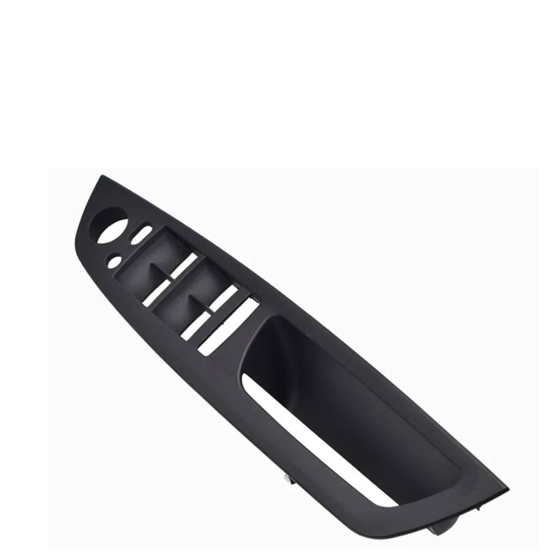ZDPVK Innentürgriff RHD Carbon Fiber Beige Schwarz Auto Linke Innentür Armlehne Griff Innere Panel Pull Trim Abdeckung for BMW E70 E71 x5 X6(High-Black) von ZDPVK