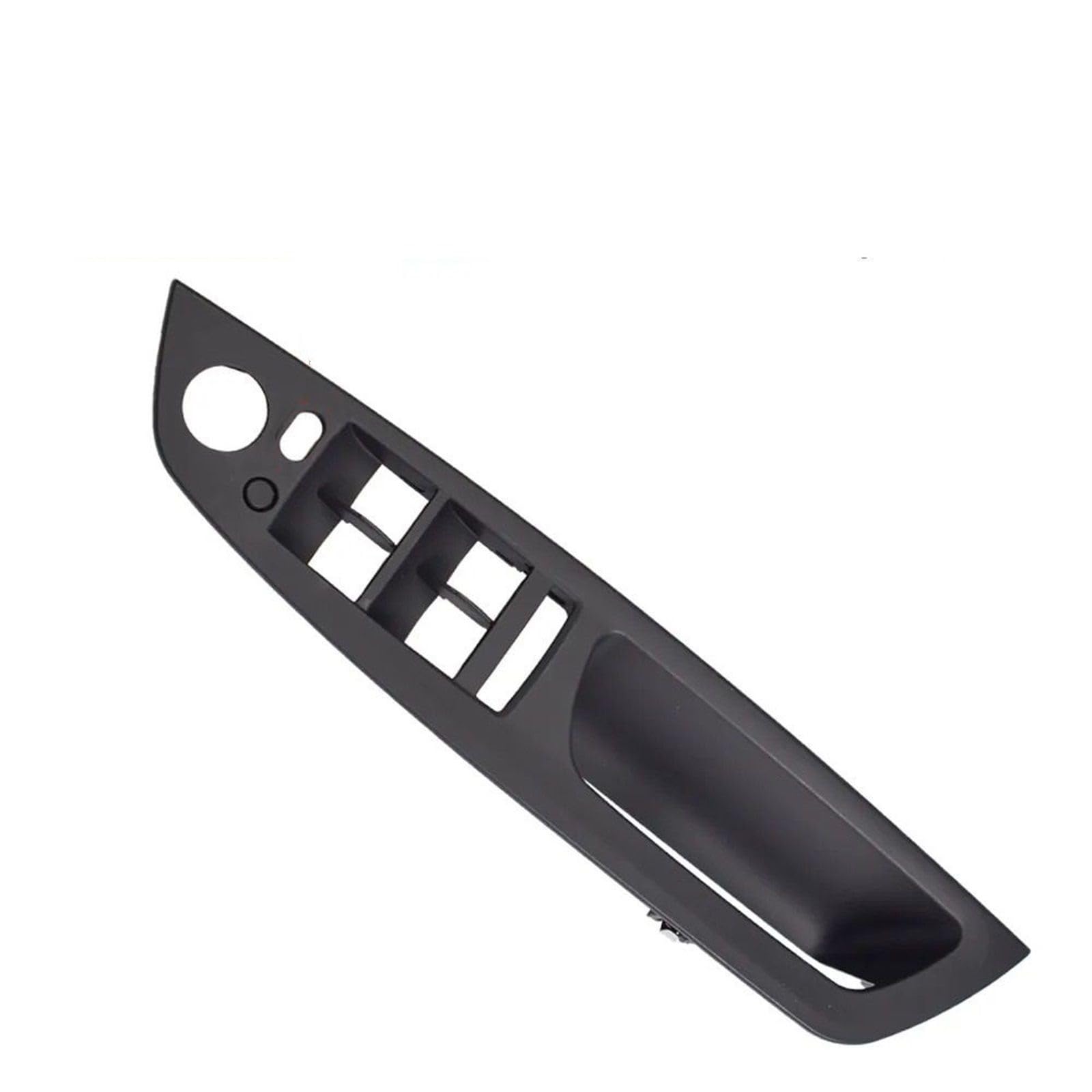 ZDPVK Innentürgriff RHD Carbon Fiber Beige Schwarz Auto Linke Innentür Armlehne Griff Innere Panel Pull Trim Abdeckung for BMW E70 E71 x5 X6(Standard-Black) von ZDPVK