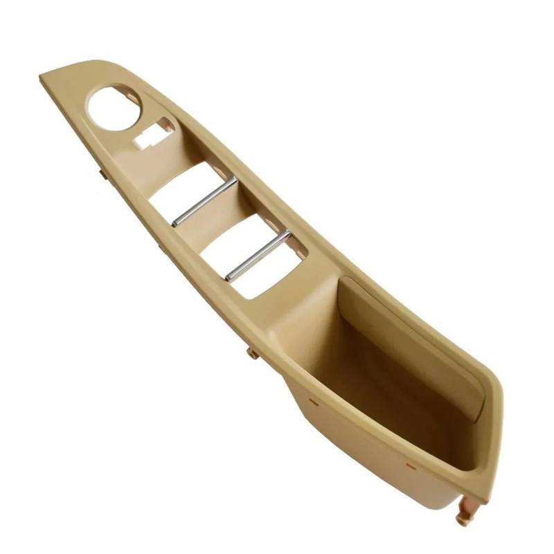 ZDPVK Innentürgriff Rechte Fahrer Autos RHD for BMW 5 Series F10 F11 Innen Armlehne Fenster Schalter Panel Abdeckung Tür Pull Griff 520i 523i 525i 51417225865(Beige-LHD) von ZDPVK