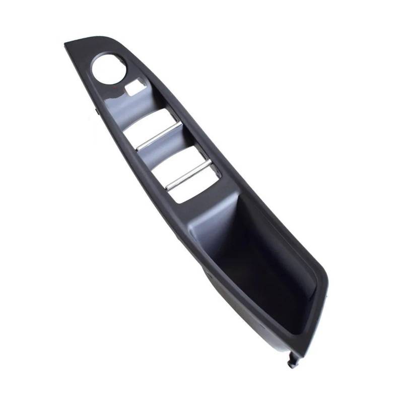 ZDPVK Innentürgriff Rechte Fahrer Autos RHD for BMW 5 Series F10 F11 Innen Armlehne Fenster Schalter Panel Abdeckung Tür Pull Griff 520i 523i 525i 51417225865(Black-LHD) von ZDPVK