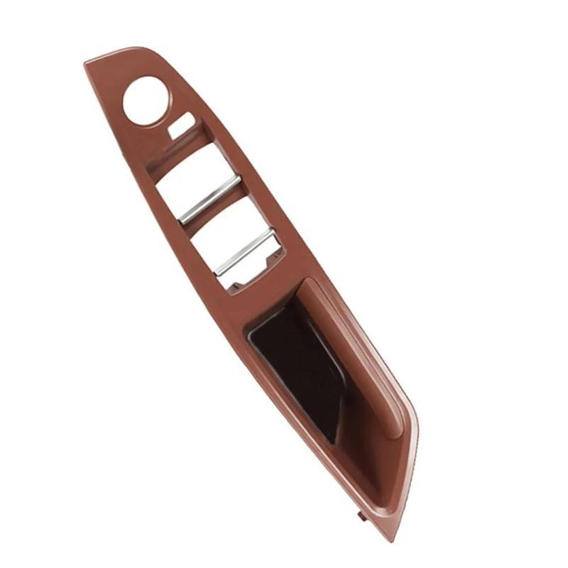 ZDPVK Innentürgriff Rechte Fahrer Autos RHD for BMW 5 Series F10 F11 Innen Armlehne Fenster Schalter Panel Abdeckung Tür Pull Griff 520i 523i 525i 51417225865(Red Brown-LHD) von ZDPVK