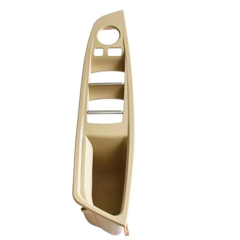 ZDPVK Innentürgriff Rechtslenker RHD Weinrot Auto Innentürgriff Innenverkleidung Pull Trim Cover Armlehne for BMW 5er F10 F11 520 525(Beige) von ZDPVK