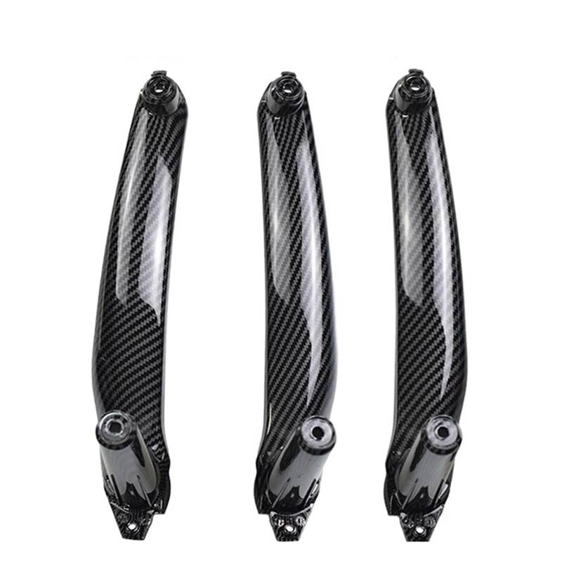 ZDPVK Innentürgriff for BMW E70 E71 E72 X5 X6 2007-2013 Neue Auto Links Rechts Carbon Fiber Innen Tür Armlehne Griff innere Panel Pull Trim Abdeckung(LHD-Carbon-3Pcs) von ZDPVK