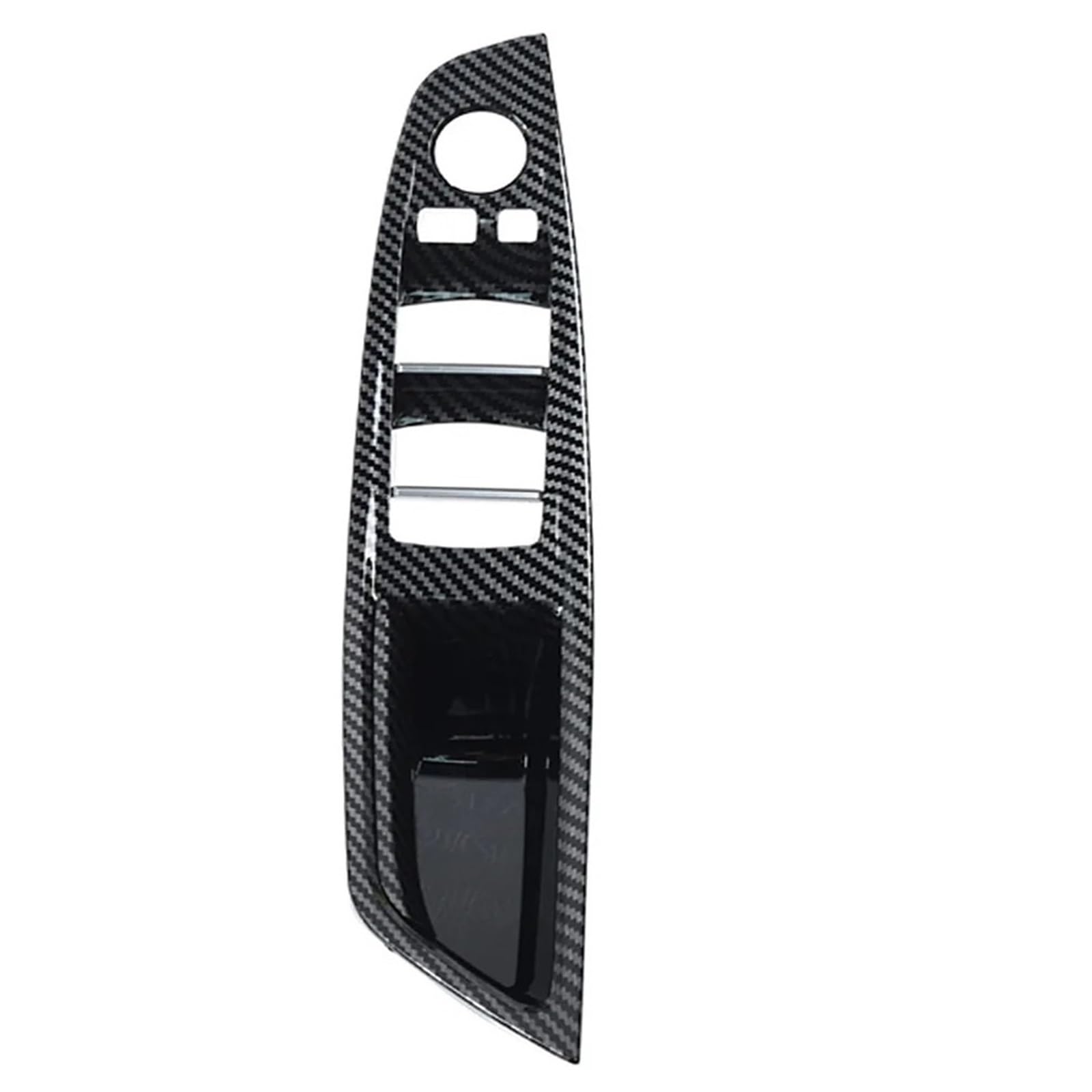 ZDPVK Innentürgriff for BMW F10 F11 F18 2010-2016 RHD Vorne Rechts Auto Fahrersitz Armlehne Innentürgriff Innenverkleidung Pull Trim Abdeckung 4 7 Stücke 51417225851(Carbon Fiber-Panel) von ZDPVK