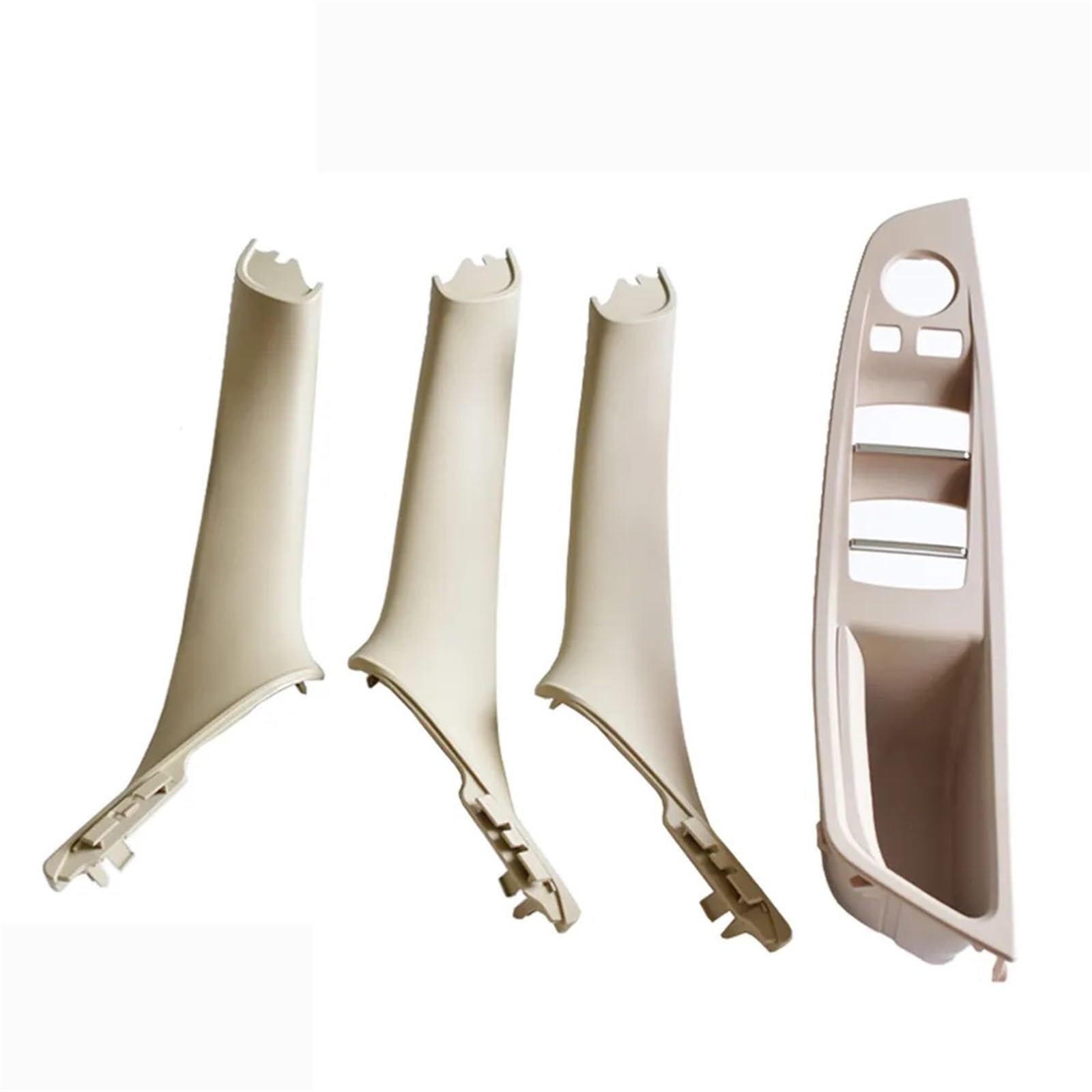 ZDPVK Innentürgriff for BMW F10 F11 F18 2010-2016 RHD Vorne Rechts Auto Fahrersitz Armlehne Innentürgriff Innenverkleidung Pull Trim Abdeckung 4 7 Stücke 51417225851(Oyster-4Pcs) von ZDPVK