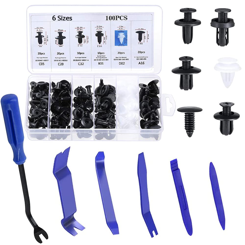 106 Stück Auto Befestigung Clips Universal,Spreiznieten,Befestigung Clips Türverkleidung,Spreiznieten Kunststoff,Auto Befestigung Clips,Befestigung Clips 106 Stück Auto Befestigung Clips Universal,Spreiznieten,Befestigung Clips Türverkleidung,Spreiznieten Kunststoff,Auto Befestigung Clips,Befestigung Clips von ZDQC
