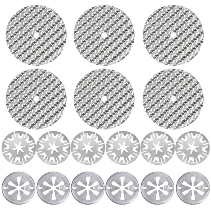 18 Stück Hitzeschutzplatte Reparatursatz für Auto,Klemmscheiben Hitzeschutzblech (52mm),Befestigung Hitzeblech (30mm),Reparaturset Hitzeschutzblech VW Audi Kompatibel mit Skoda N90335004 6715468 von ZDQC