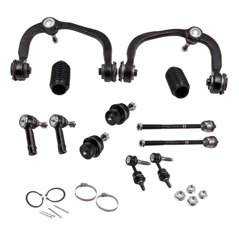 12-teiliges Querlenker-Kugelgelenk, Stabilisator, Spurstangen-Kit, Kompatibel Für Ford FF-150 Trucks – 2WD von ZDTYKWPH