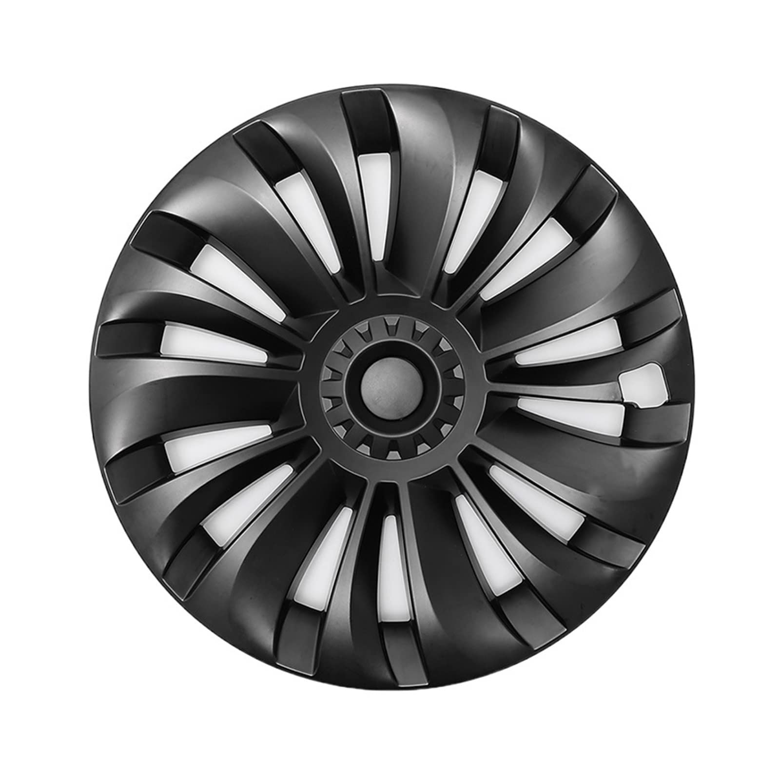 19 Zoll 4 Stück/1 Stück Radabdeckung Autoersatzteile Vollabdeckung Zubehör Kompatibel für Tesla Model Y(1Pcs Matte Black) von ZDTYKWPH