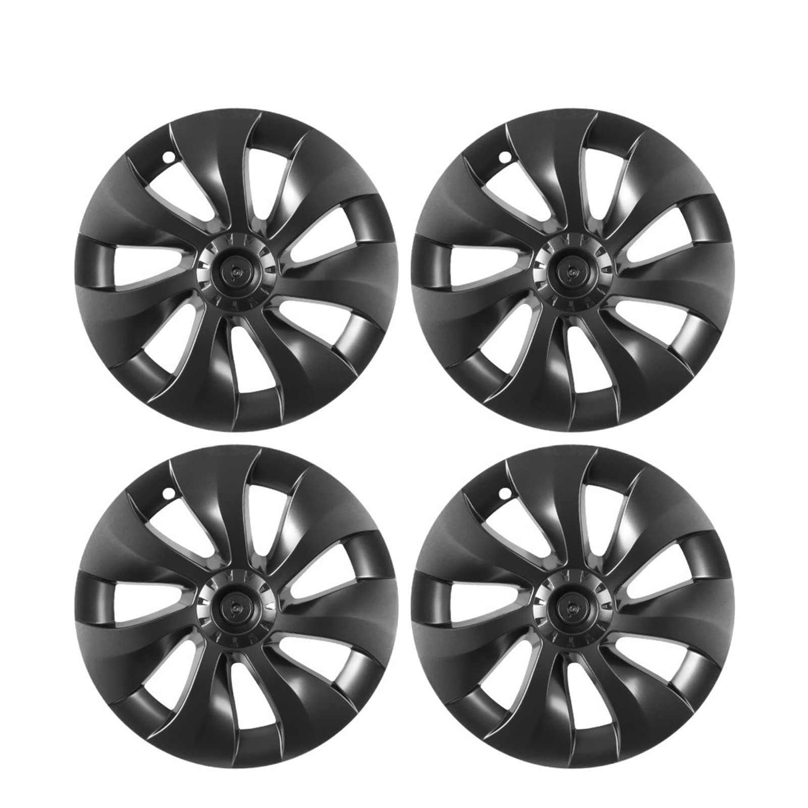 19-Zoll-Radkappen-Set, 4-teilig, Autozubehör, Ersatz-Radkappe, vollständige Abdeckung, Kompatibel Für Tesla Model Y 2016–2022(Gray) von ZDTYKWPH