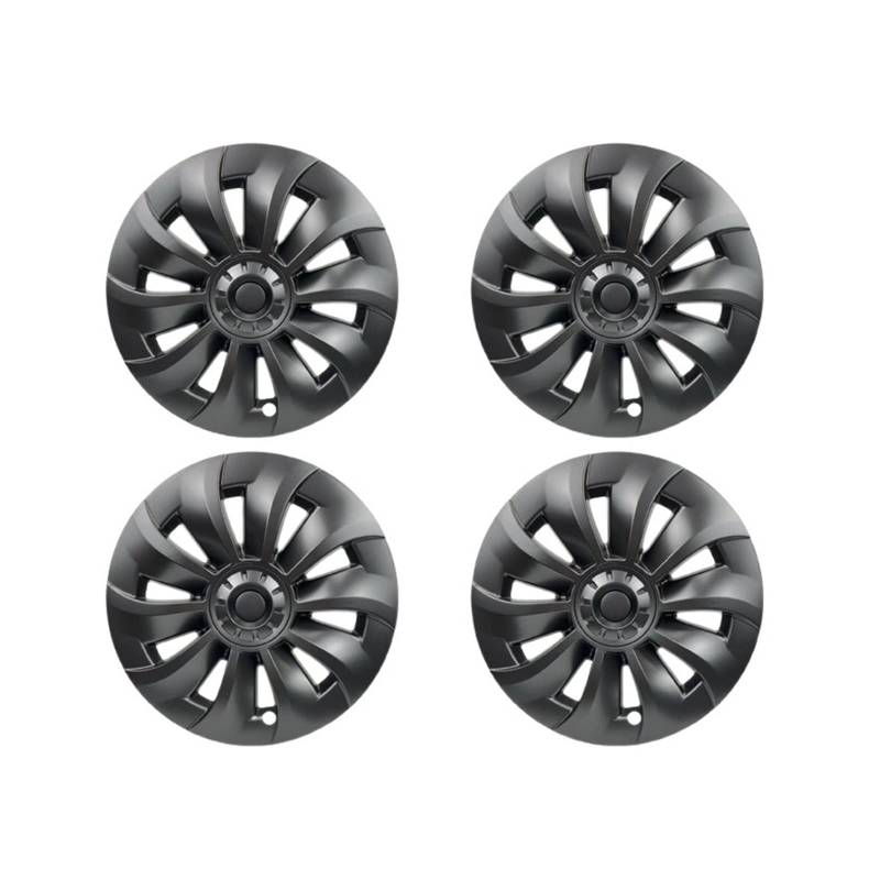 4 STÜCKE 19 Zoll Radkappe Ersatz Radkappe Felgenabdeckung Radkappe Vollabdeckung Zubehör Kompatibel für Tesla Modell 3 2020 2021 2023(Gray) von ZDTYKWPH