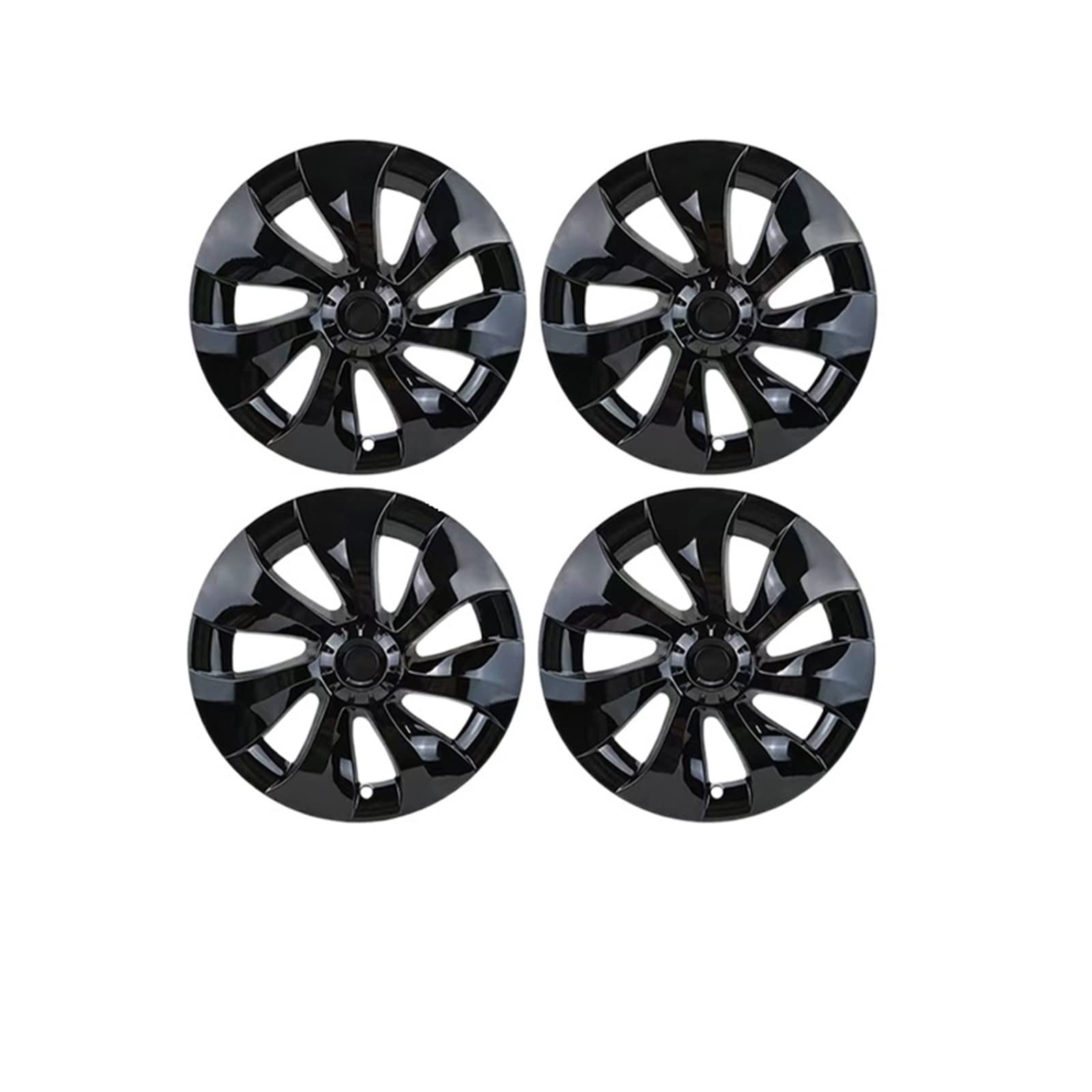 4 STÜCKE 19 Zoll Radkappe Original Auto Ersatz Radkappe Automobil Radkappe Volle Abdeckung Zubehör 2021 2022 Kompatibel Für Tesla Modell Y(4pcs NO logo-03) von ZDTYKWPH