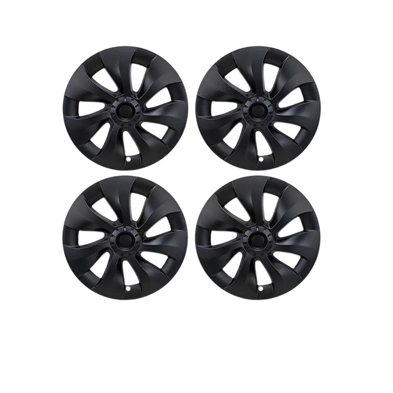 4 STÜCKE 19 Zoll Radkappe Original Auto Ersatz Radkappe Automobil Radkappe Volle Abdeckung Zubehör 2021 2022 Kompatibel Für Tesla Modell Y(4pcs red logo) von ZDTYKWPH