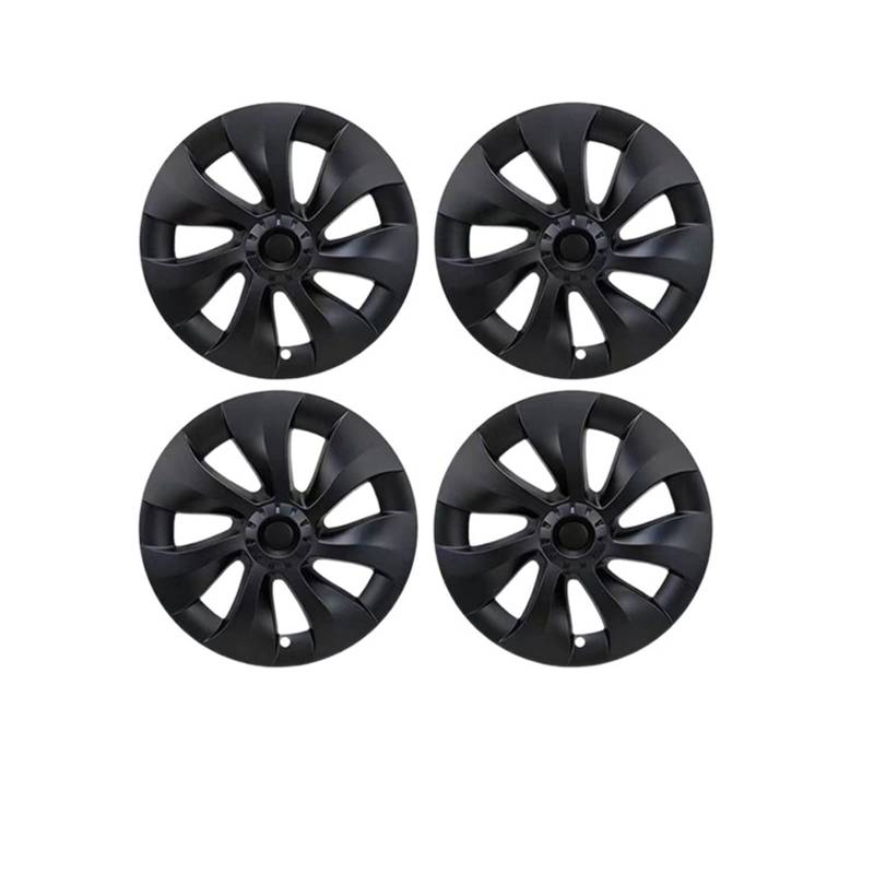 4 STÜCKE 19 Zoll Radkappe Original Auto Ersatz Radkappe Automobil Radkappe Volle Abdeckung Zubehör 2021 2022 Kompatibel Für Tesla Modell Y(4pcs red logo) von ZDTYKWPH