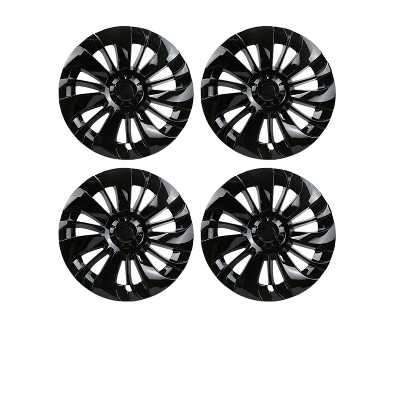 4 STÜCKE Kompatibel Für Tesla Modell Y 19 Zoll Radkappe Original Auto Ersatz Radkappe Automobil Radkappe Volle Abdeckung Zubehör 2021 2022(Gray) von ZDTYKWPH