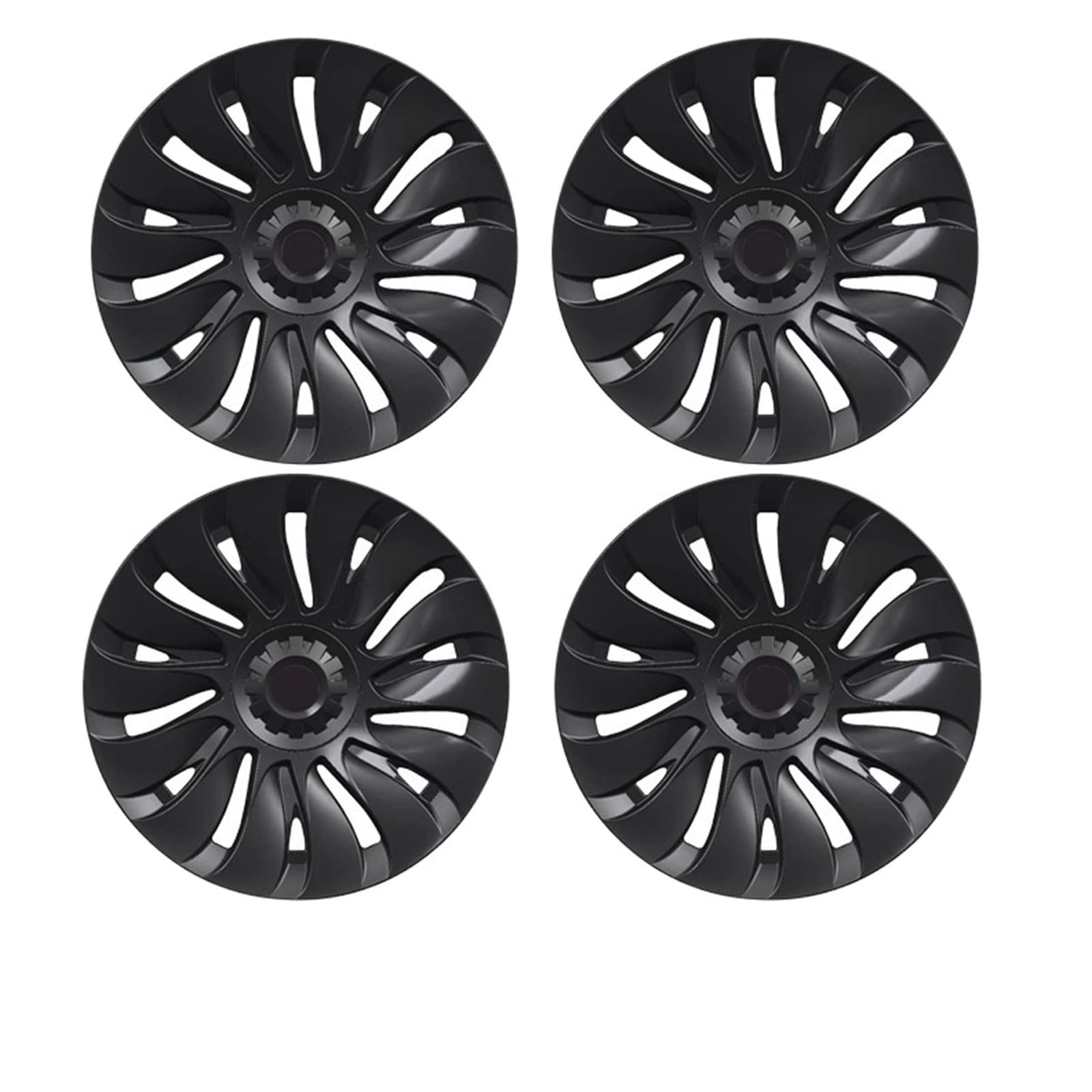 4 STÜCKE Radkappe Auto Ersatz Radkappe 19 Zoll Performance Automobil Radkappe Volle Abdeckung Zubehör Kompatibel Für Tesla Modell Y 2021 2022(4PCS-GUN GREY) von ZDTYKWPH