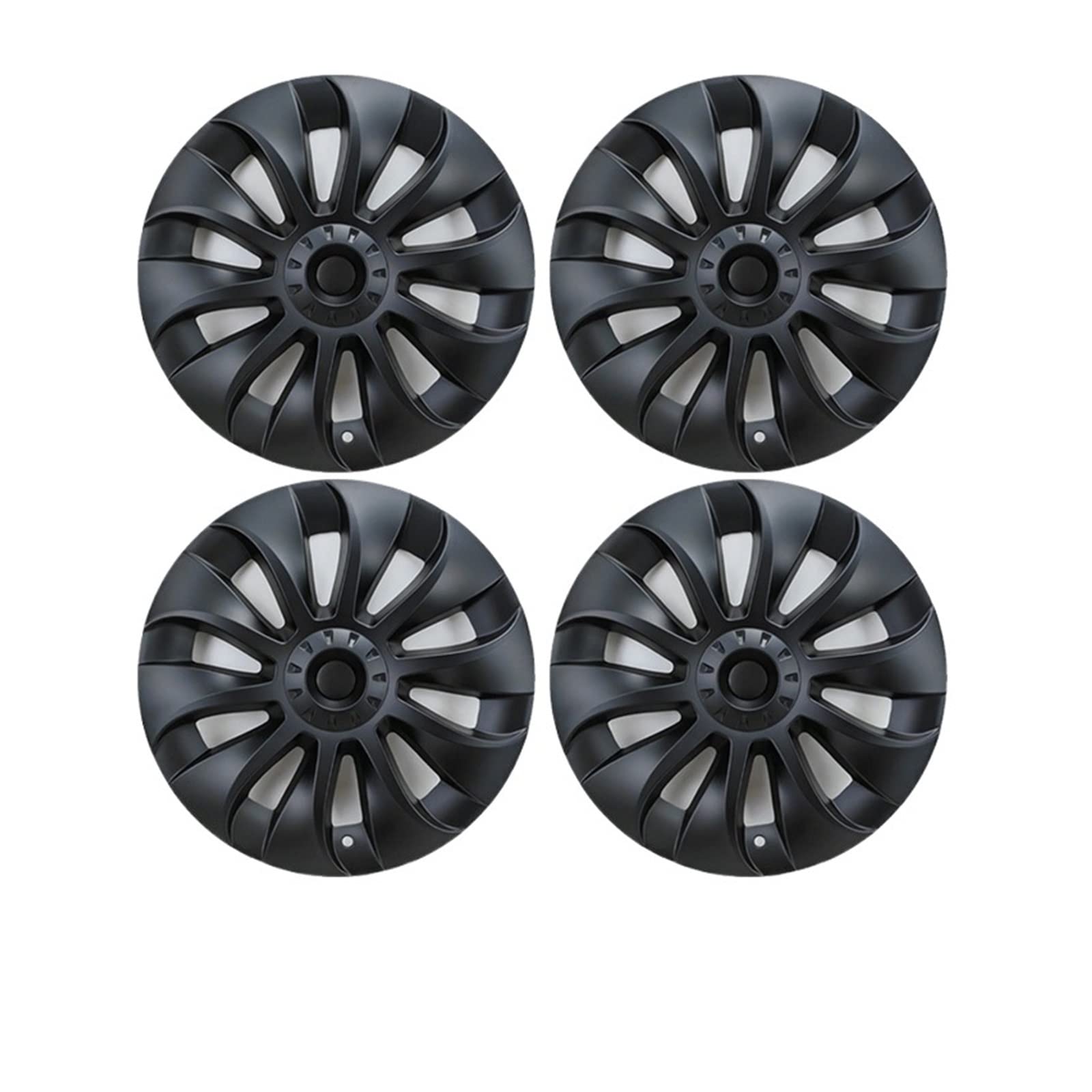 4 Teile/satz 18/19 Zoll Auto Radkappen Kompatibel Für Tesla Modell 3 2020-2022 Auto Radkappen Modifikation Dekorativer Schutz Auto Rad(19 inch Matte Black) von ZDTYKWPH