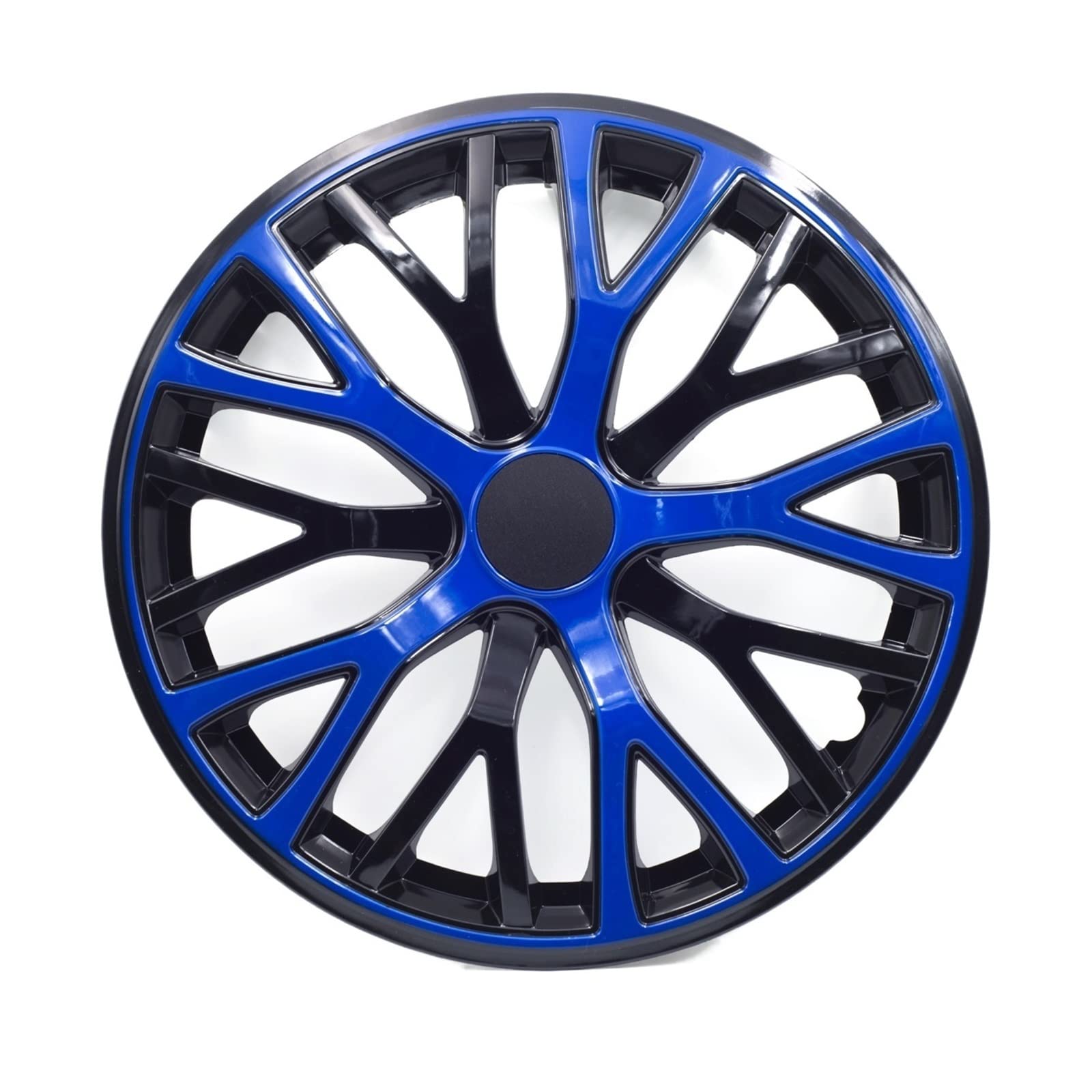4 stück 360mm Autofelgen Radkappe Für 13in Radkappe 5 Clips Auto Styling Reifen Center Abdeckungen Modifikation Zubehör Blau Rot(Blue) von ZDTYKWPH