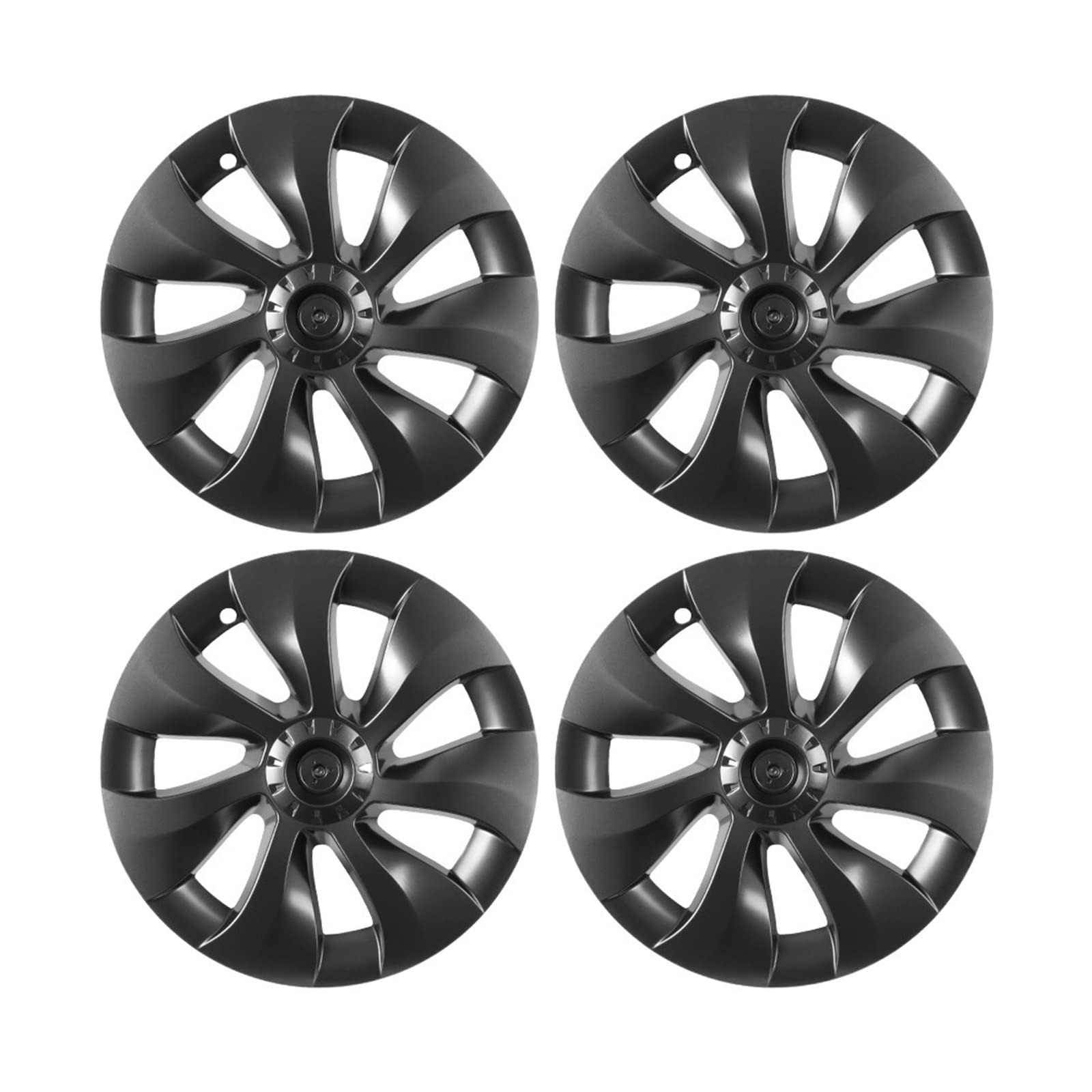 4-teiliges Ersatz-Radkappen-Set für Auto-Radkappen, 19-Zoll-Autozubehör, Kompatibel Für Tesla Model Y 2016–2022(Gray) von ZDTYKWPH