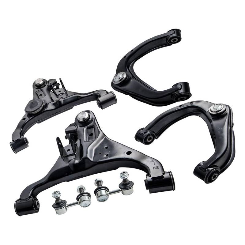 6 Stück LH RH Querlenkerbaugruppe mit Kugelgelenk, kompatibel für Nissan Pathfinder 2005–2012, kompatibel für Suzuki Equator 2009–2012 von ZDTYKWPH