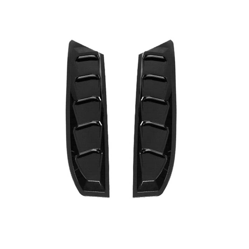 Auto Glänzend Schwarz ABS Fenster Lamellen Fensterläden Abdeckung Kompatibel Für Honda Civic Limousine 2016-2020 von ZDTYKWPH