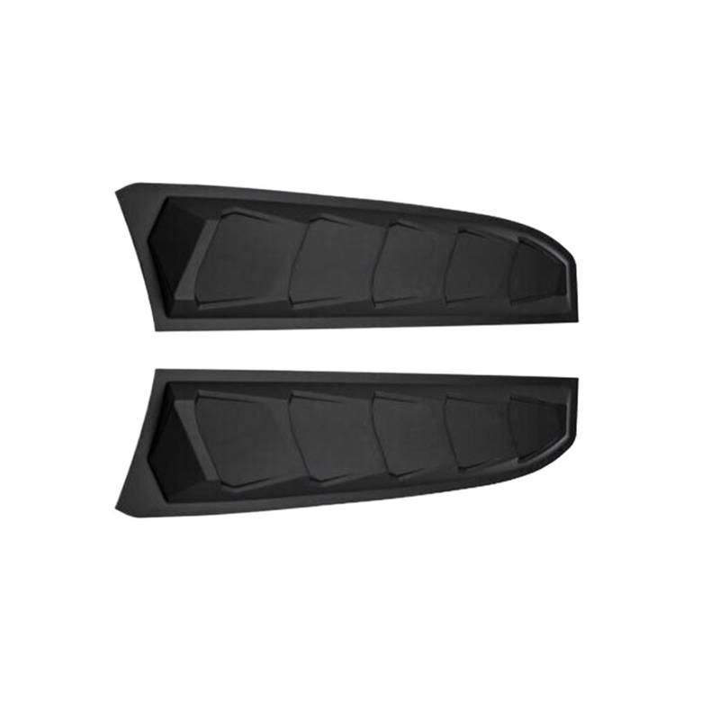 Auto Matt Schwarz ABS Fenster Lamellen Fensterläden Abdeckung Kompatibel Für Honda Civic Limousine 2016-2020 von ZDTYKWPH