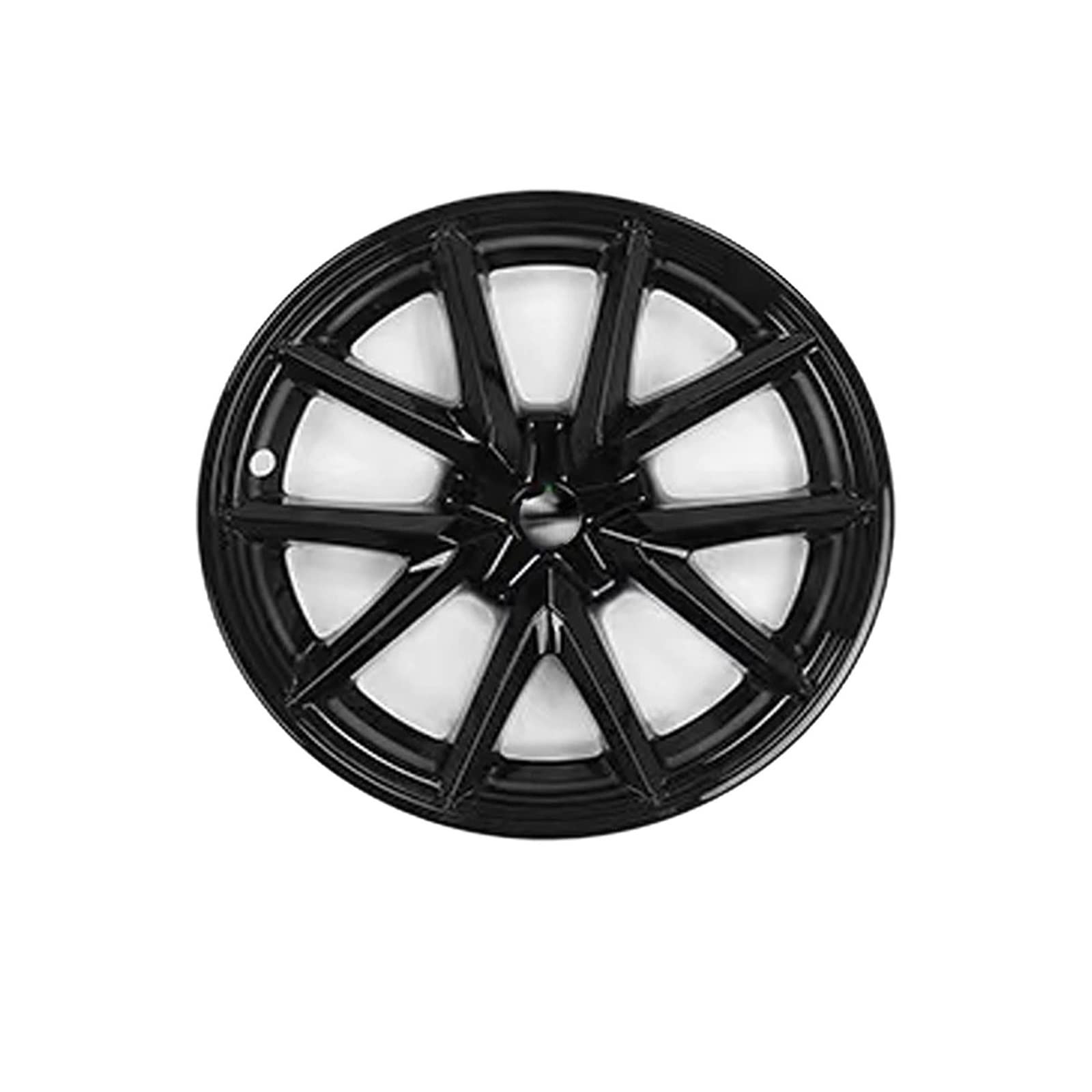 Cars Are Suitable Accessories 18 Zoll 4er-Pack Radnabenabdeckung Schutzabdeckung Kompatibel für Tesla Model 3(Sports bright black) von ZDTYKWPH