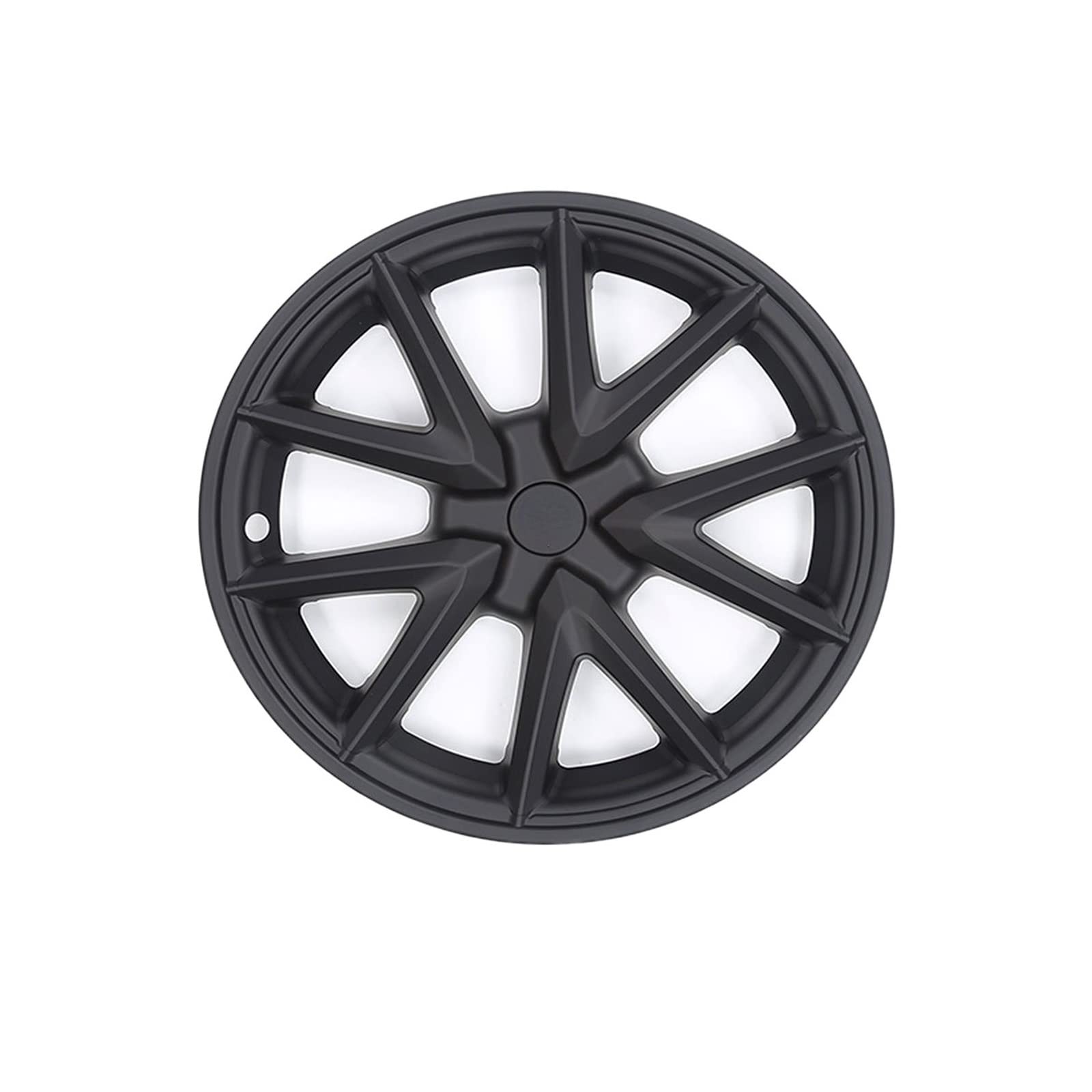 Cars Are Suitable Accessories 18 Zoll 4er-Pack Radnabenabdeckung Schutzabdeckung Kompatibel für Tesla Model 3(Sports matte black) von ZDTYKWPH