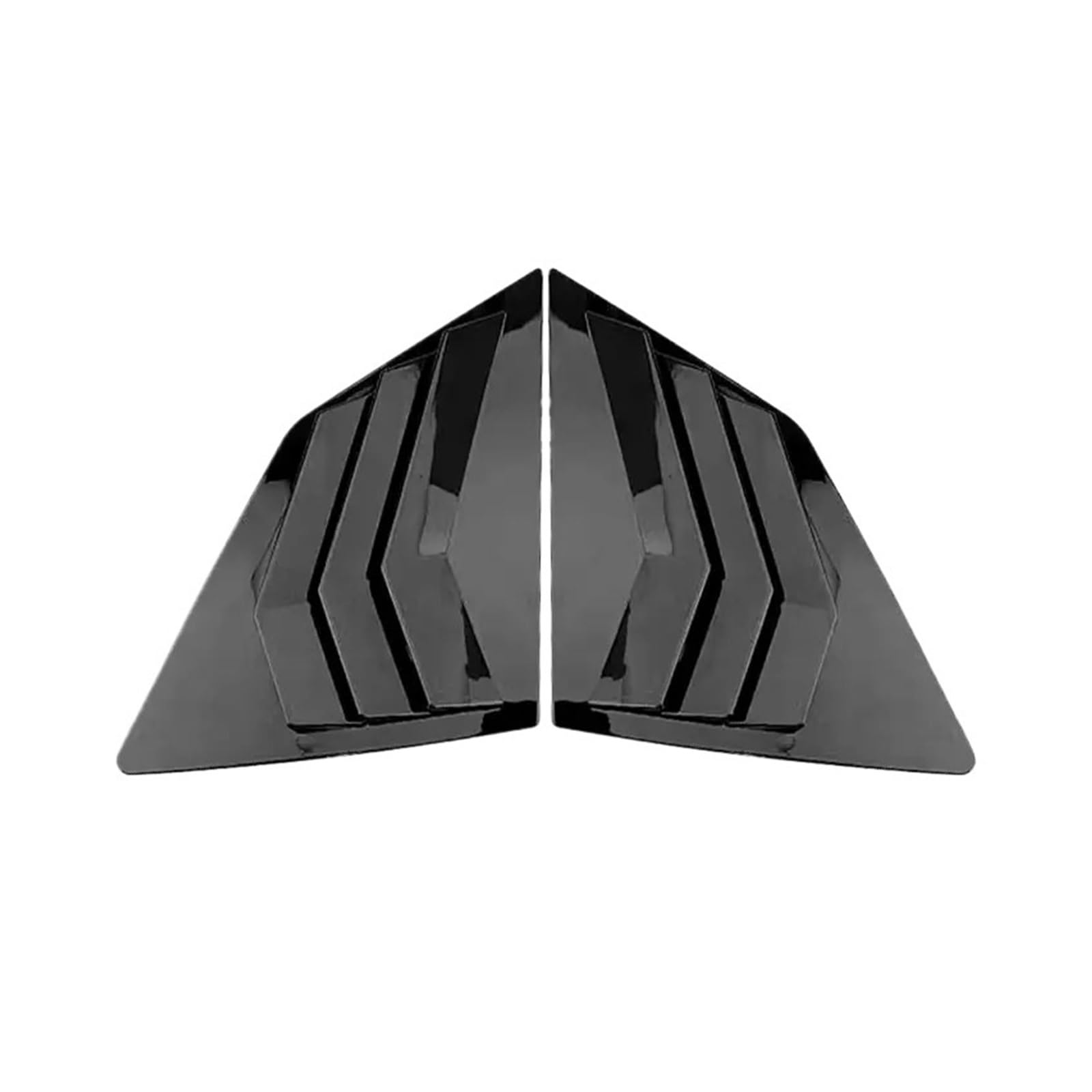 Fensterjalousie Kompatibel Für Changan OSHAN X5 Viertel Seite Scoop Abdeckung Vent Schwarz Spoiler X5 PLUS 2021 Zu 2024 Dekorative Zubehör(Glossy Black) von ZDTYKWPH