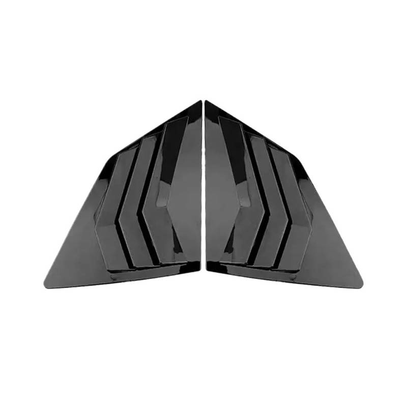 Fensterjalousie Kompatibel Für Changan OSHAN X5 Viertel Seite Scoop Abdeckung Vent Schwarz Spoiler X5 PLUS 2021 Zu 2024 Dekorative Zubehör(Glossy Black) von ZDTYKWPH