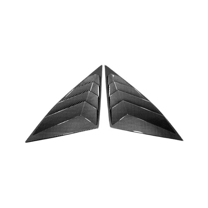 Fensterjalousie Kompatibel Für Hyundai Tucson Viertel Seite Scoop Abdeckung Vent Glänzend Schwarz Spoiler 2021 2022 2023 Dekorative Zubehör(Carbon look) von ZDTYKWPH