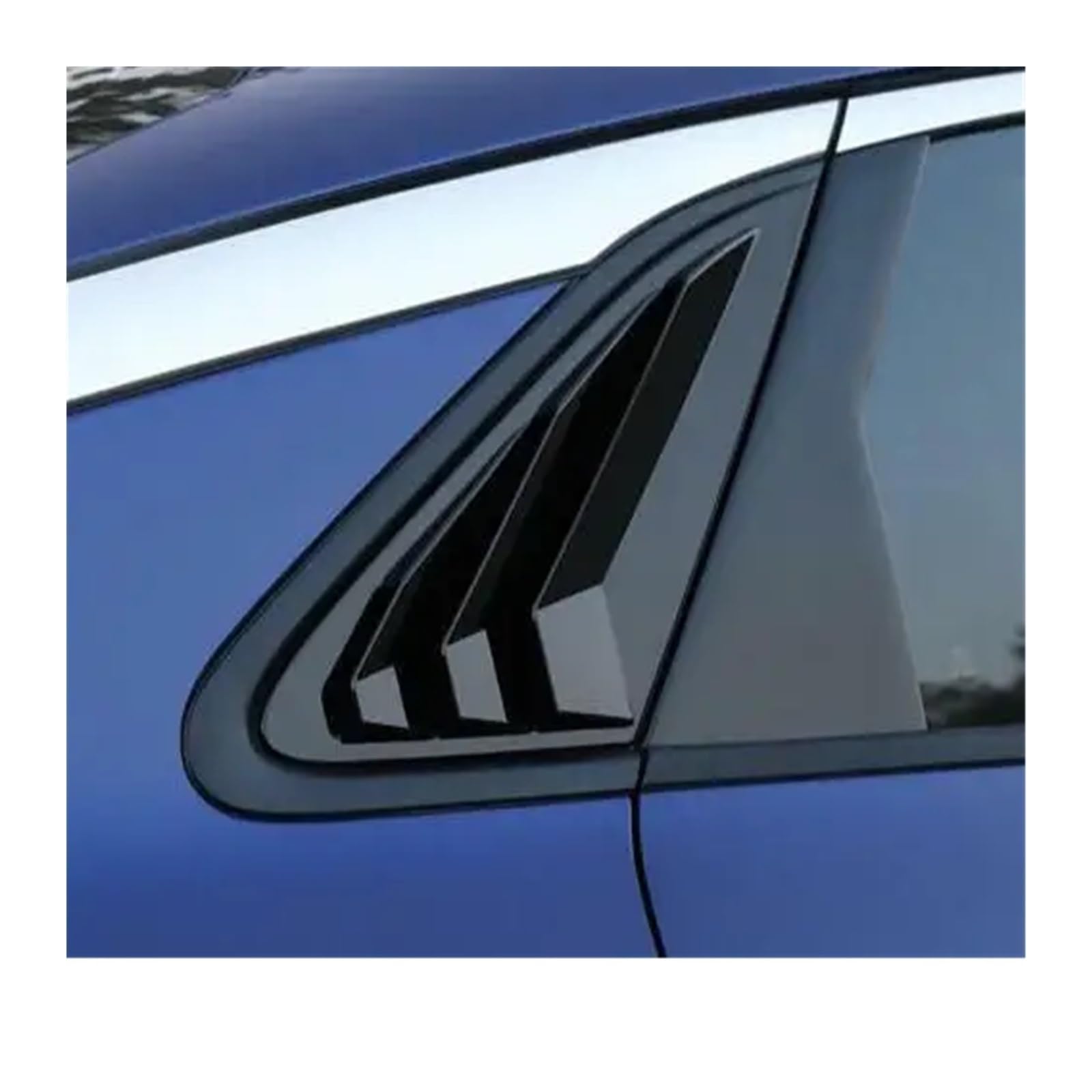 Kompatibel Für Kia K5 Optima 2021-2022 Seite Vent Fenster Scoop Jalousie Trim(Glossy black ABS) von ZDTYKWPH