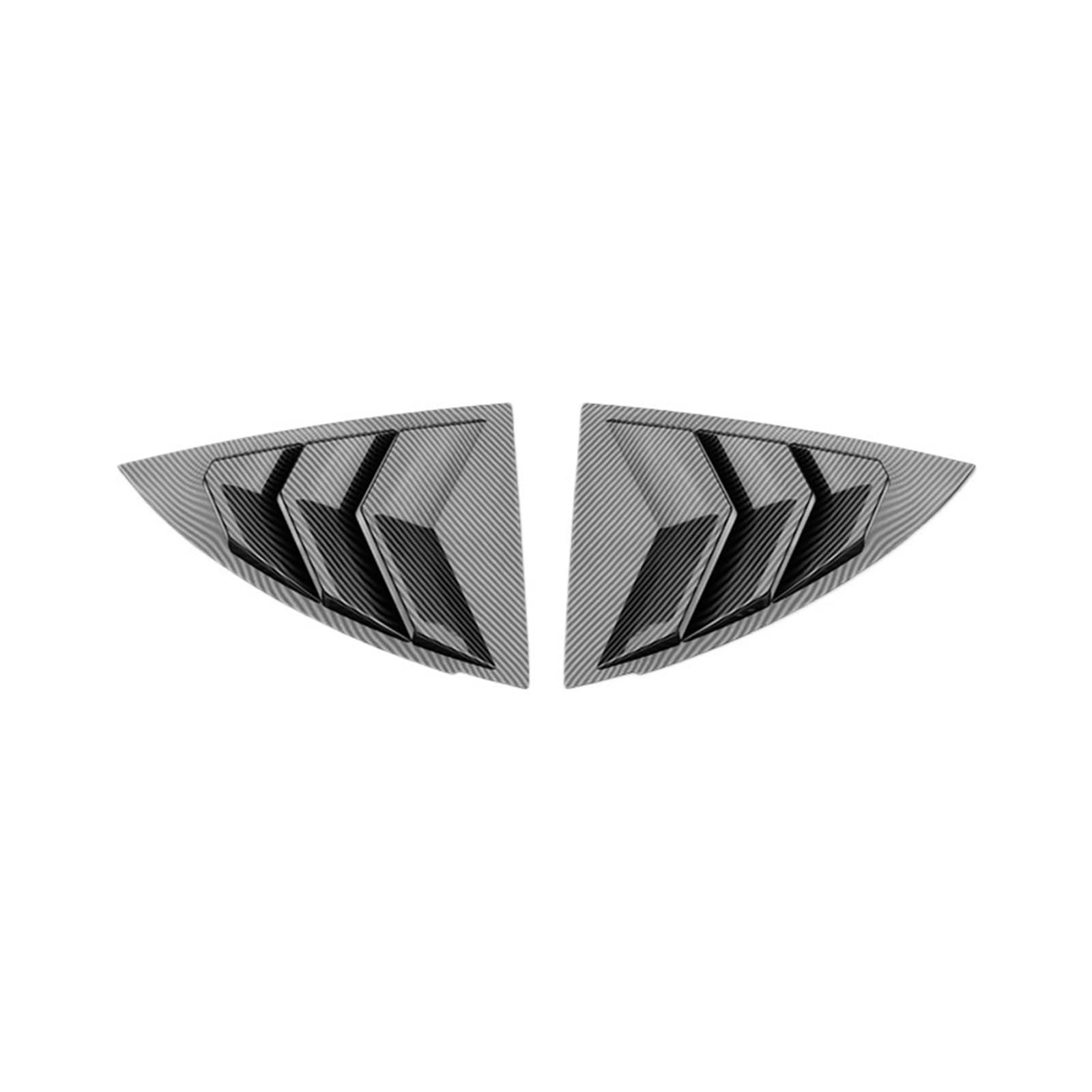 Kompatibel Für Tesla Model 3/Y, Modifikation der Heckscheibenlamellen, Zubehör für die Modifikation der dreieckigen Fensterdekoration.(17801) von ZDTYKWPH