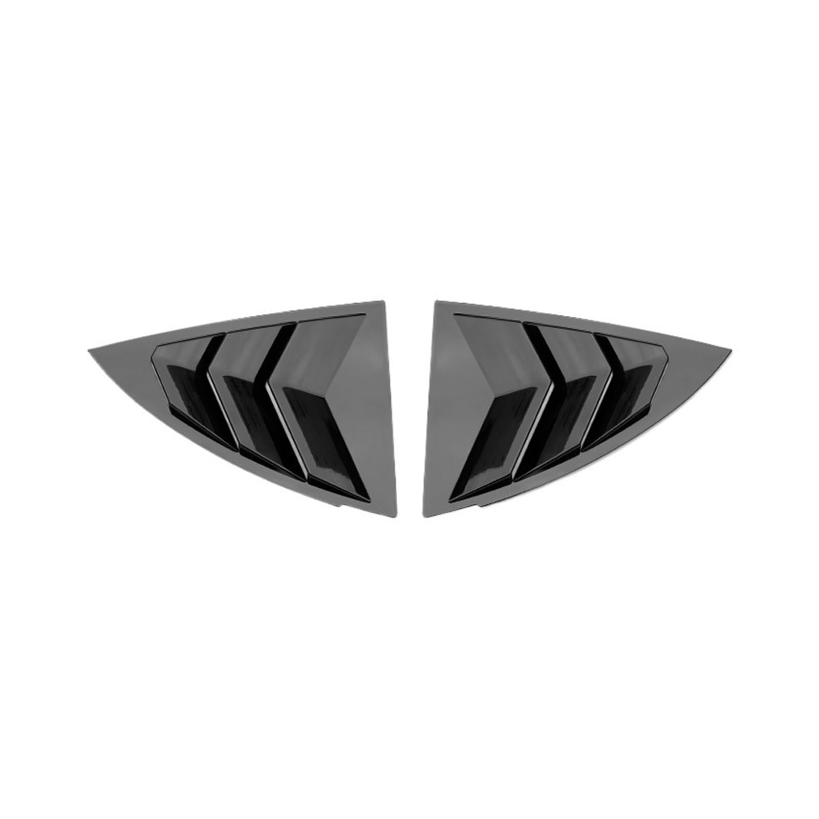 Kompatibel Für Tesla Model 3/Y, Modifikation der Heckscheibenlamellen, Zubehör für die Modifikation der dreieckigen Fensterdekoration.(17802) von ZDTYKWPH