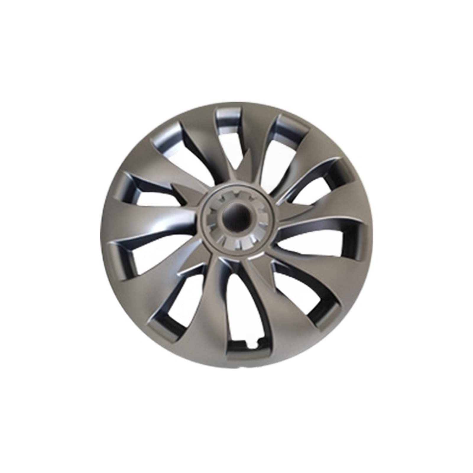 Radnabenabdeckung 18-Zoll-Felgenschutzabdeckung Modifikationszubehör Dekoration Kompatibel für Tesla Model 3(Gray 4) von ZDTYKWPH