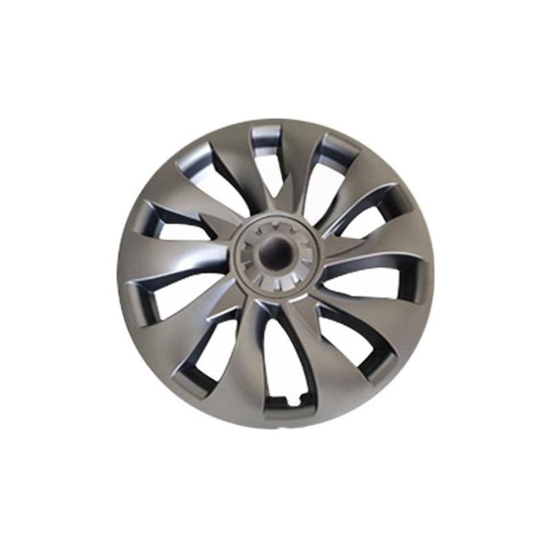 Radnabenabdeckung 18-Zoll-Felgenschutzabdeckung Modifikationszubehör Dekoration Kompatibel für Tesla Model 3(Gray 4) von ZDTYKWPH