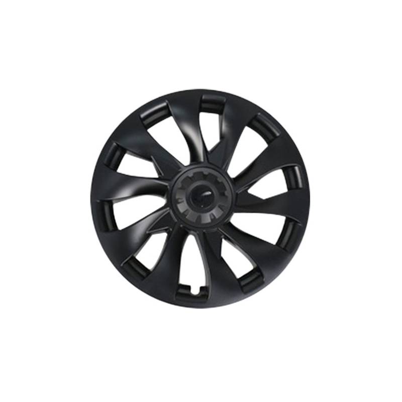 Radnabenabdeckung 18-Zoll-Felgenschutzabdeckung Modifikationszubehör Dekoration Kompatibel für Tesla Model 3(Matte Black 4) von ZDTYKWPH