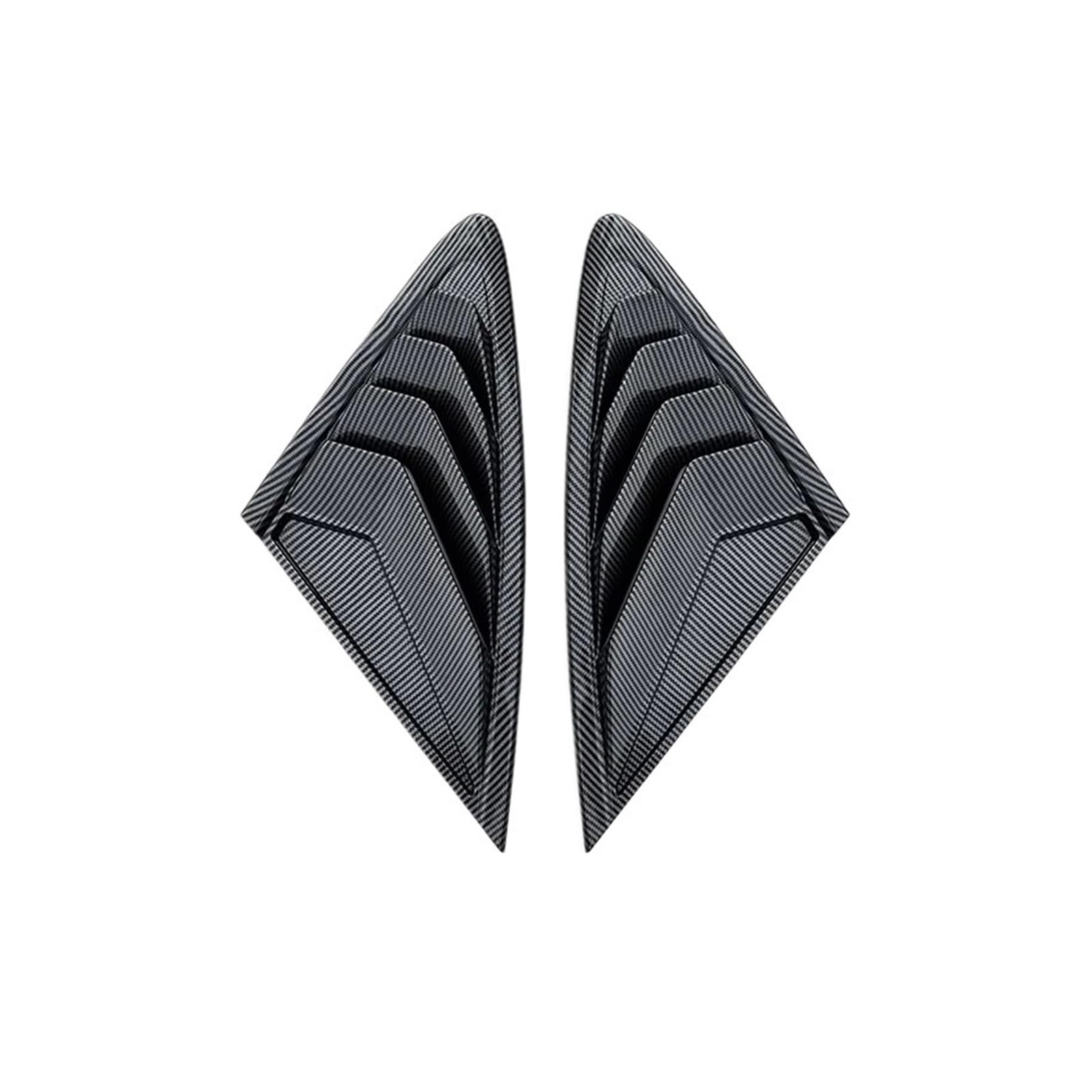 Seitenfenster-Lamellen Kompatibel Für BYD Seal EV Scoop Cover Vent Carbon Surface Spoiler 2022 2023 2024 Dekoratives Zubehör(Carbon look) von ZDTYKWPH