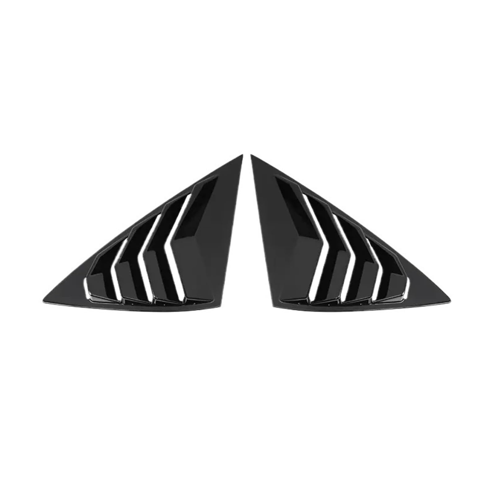 Seitenfenster-Lamellen kompatibel für Changan Lamore Scoop Cover Vent Carbon Surface Spoiler EADA 2023 2024 Dekoratives Zubehör(Glossy Black) von ZDTYKWPH