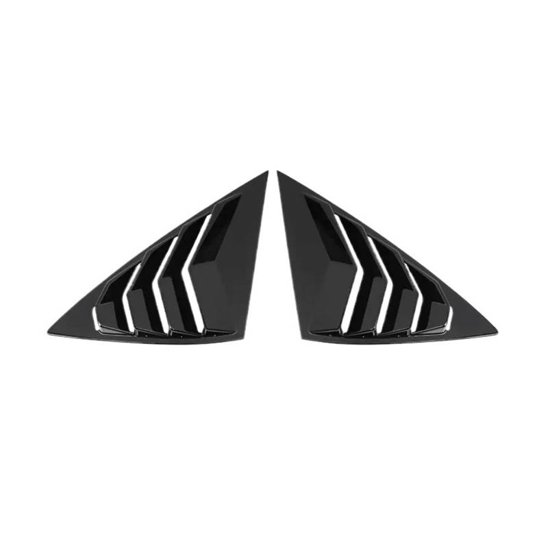 Seitenfenster-Lamellen kompatibel für Changan Lamore Scoop Cover Vent Carbon Surface Spoiler EADA 2023 2024 Dekoratives Zubehör(Glossy Black) von ZDTYKWPH