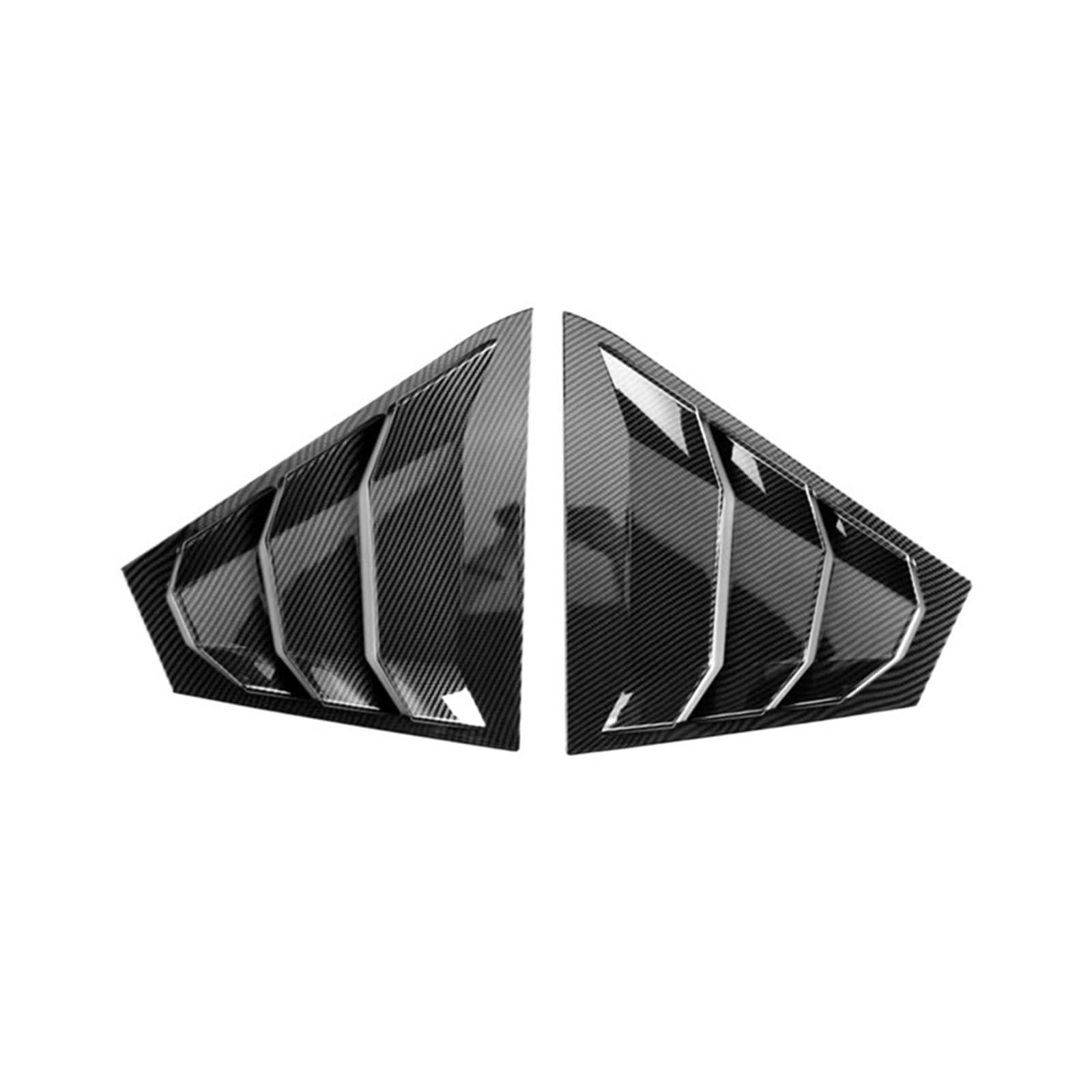Seitenfenster-Lamellen kompatibel für Nissan Altima 2019–2023, Scoop Cover Vent Carbon Surface Spoiler, dekoratives Zubehör(Carbon look) von ZDTYKWPH