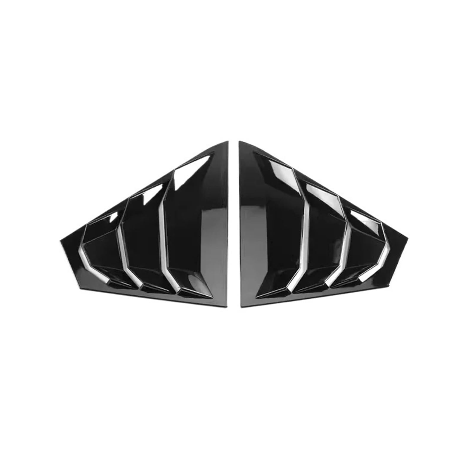Seitenfenster-Lamellen kompatibel für Nissan Altima 2019–2023, Scoop Cover Vent Carbon Surface Spoiler, dekoratives Zubehör(Glossy black) von ZDTYKWPH