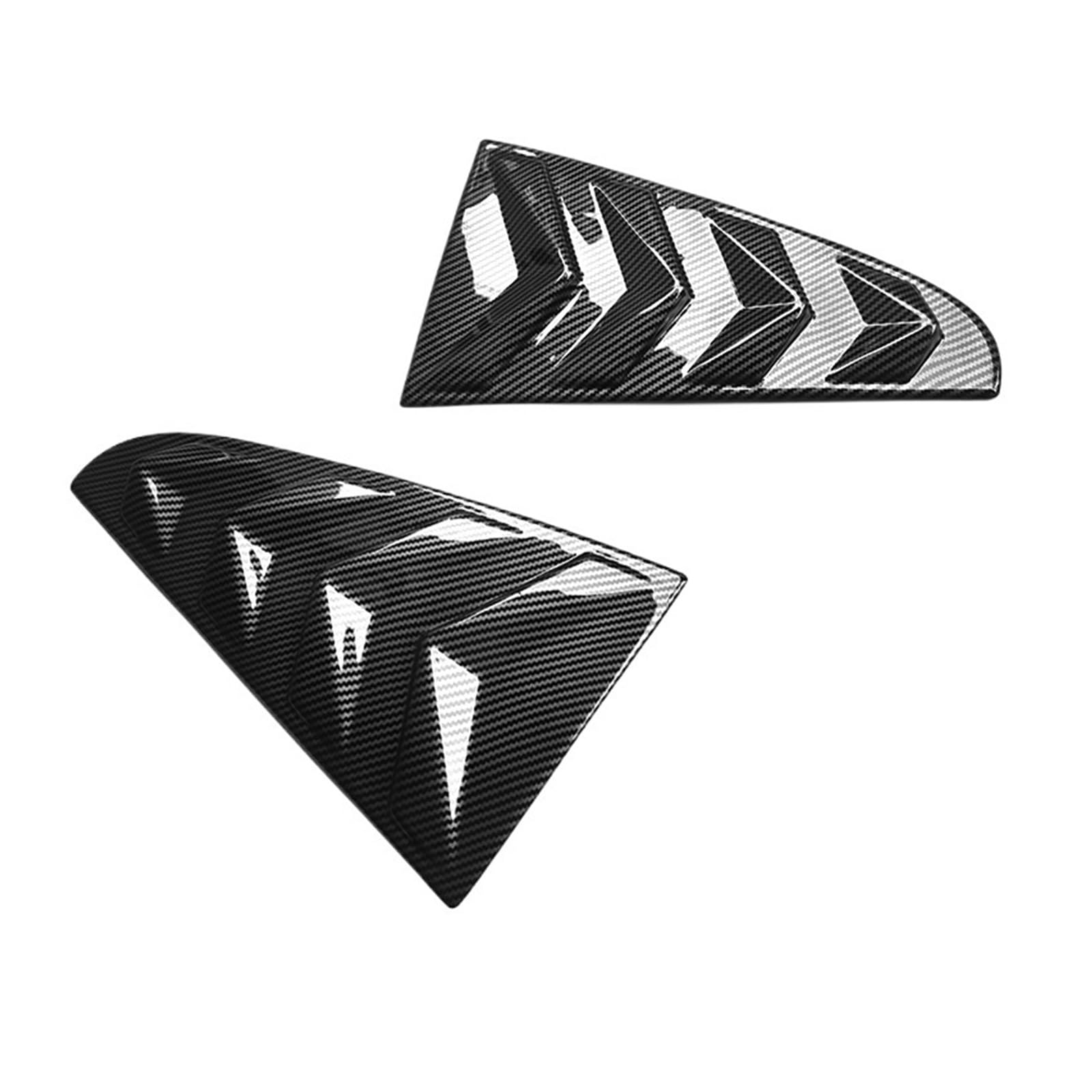 Seitenfenster-Lamellenabdeckung, Lüftungsschlitz, Carbon-Oberfläche, Spoiler, dekoratives Zubehör, Kompatibel Für VW ARTEON Passat CC 2009–2018(Carbon surface) von ZDTYKWPH