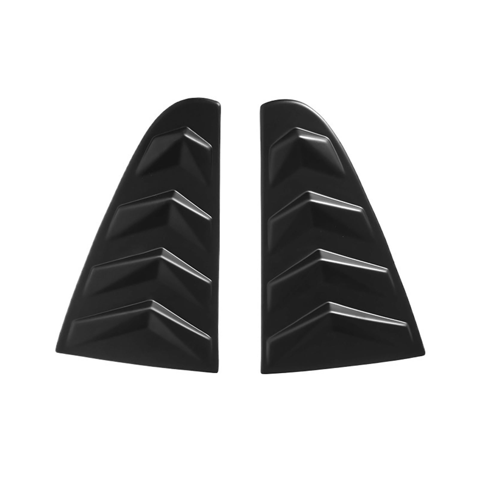 Seitenfenster-Lamellenabdeckung, Lüftungsschlitz, Carbon-Oberfläche, Spoiler, dekoratives Zubehör, Kompatibel Für VW ARTEON Passat CC 2009–2018(Matt Black) von ZDTYKWPH