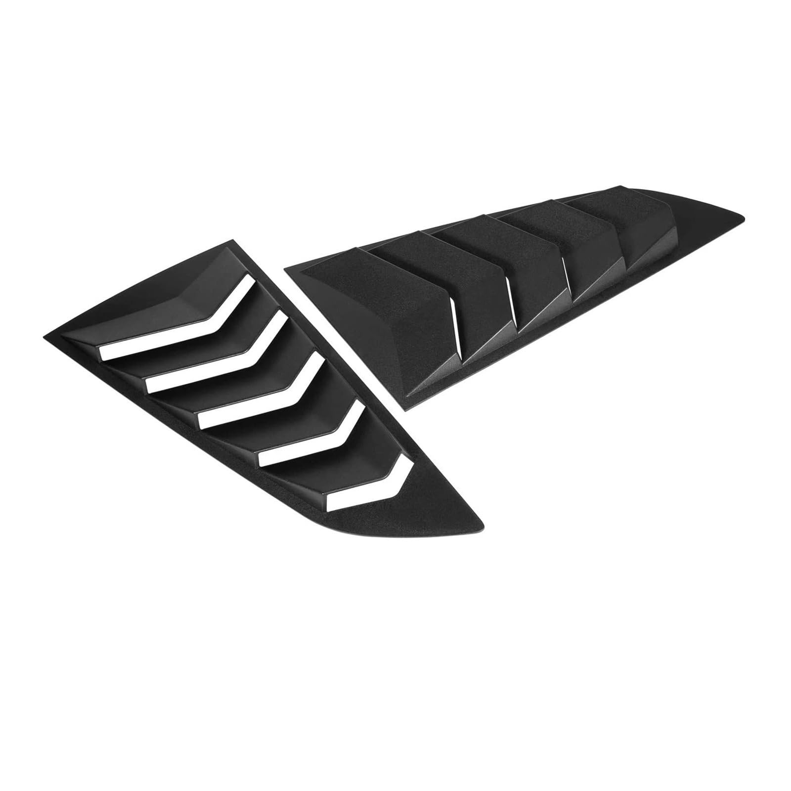 Sonnenschutz-Lüftungsgitter für Seitenfenster, Kompatibel Für 2014–2019 C7 Corvette (Stingray/Grand Sport / Z06 / Z51 / ZR1) im GT-Lambo-Stil von ZDTYKWPH