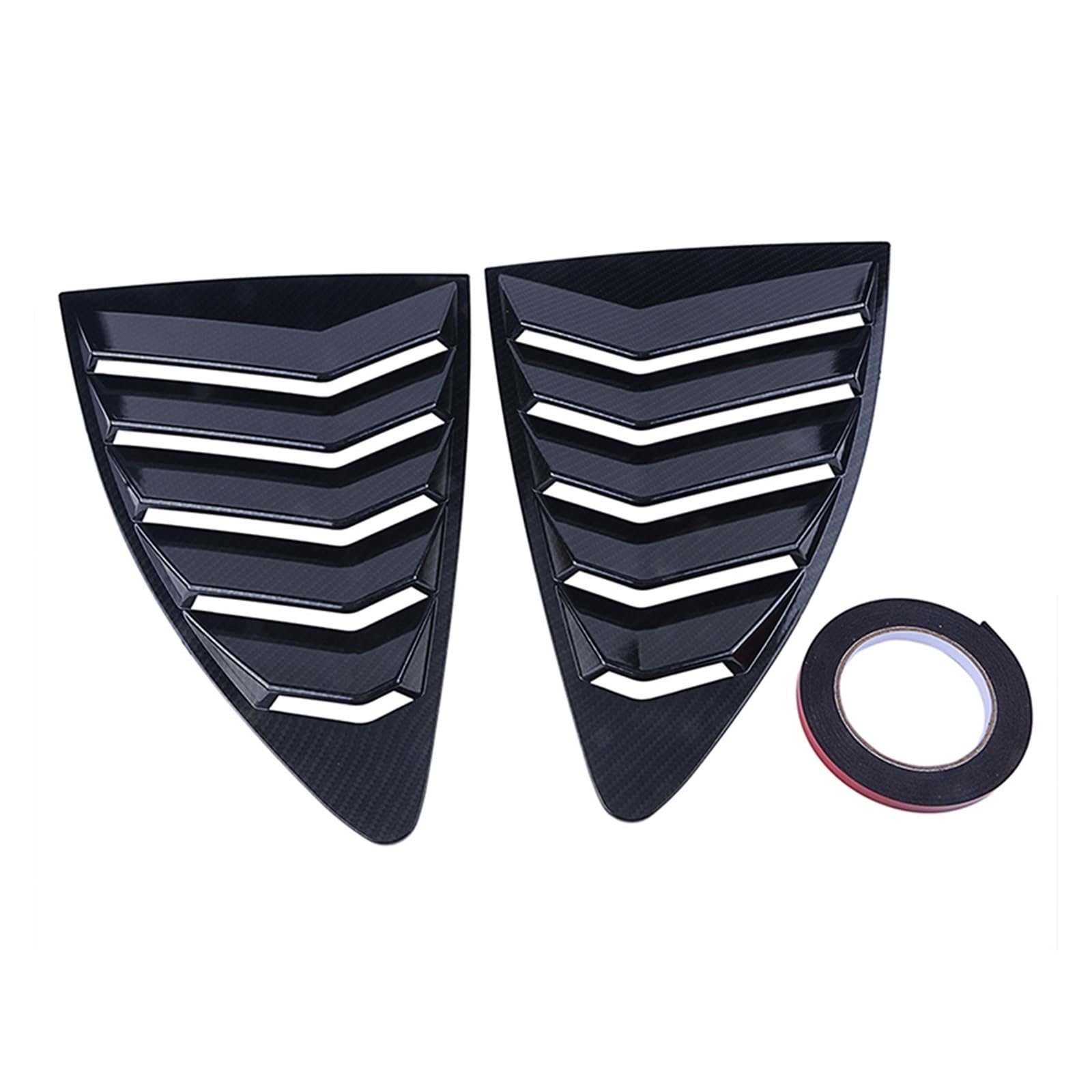 Spoiler-Panel für die hintere Seitenscheibe des Autos, Viertelfenster, Kompatibel Für Scion FRS und Subaru BRZ, Kompatibel Für Toyota 86 GT86 2013–2018, Autozubehör(Carbon Fiber Look) von ZDTYKWPH